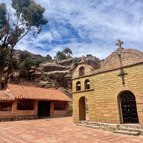 A village church in the Jalq'a valleys near Maragua